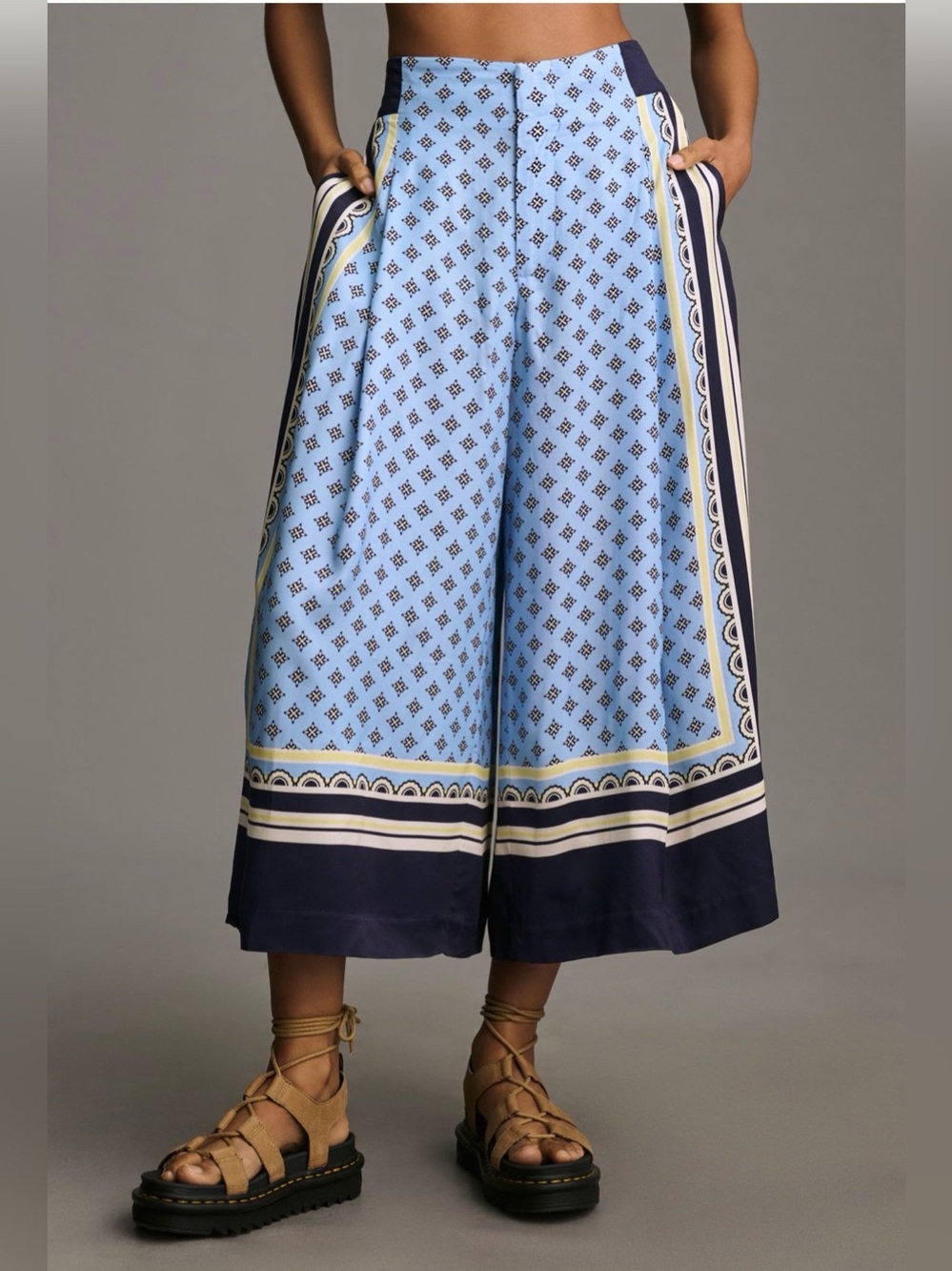Anthropologie Maeve Culottes wide leg Pants NWT!